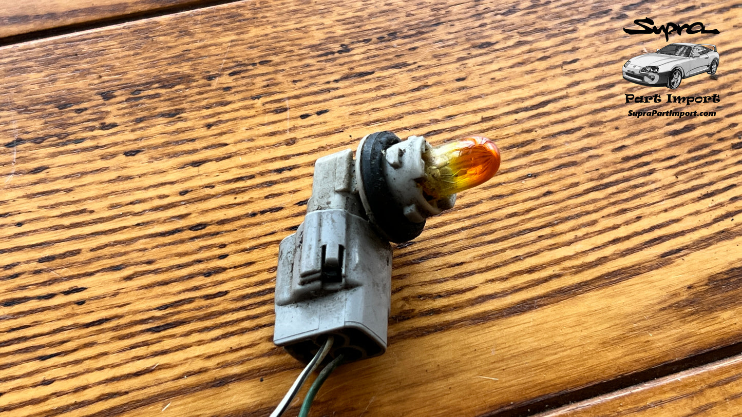 JZA80 Supra Genuine OEM Side Turn Signal Socket w/ Wire