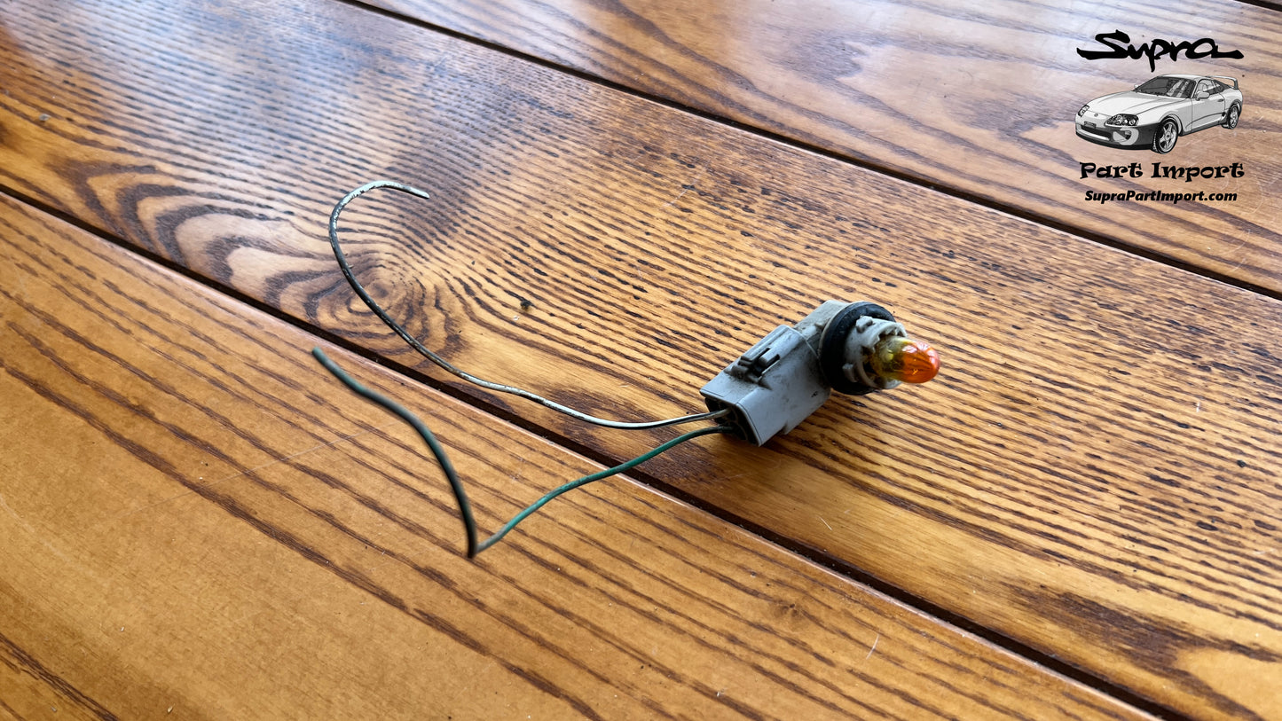 JZA80 Supra Genuine OEM Side Turn Signal Socket w/ Wire