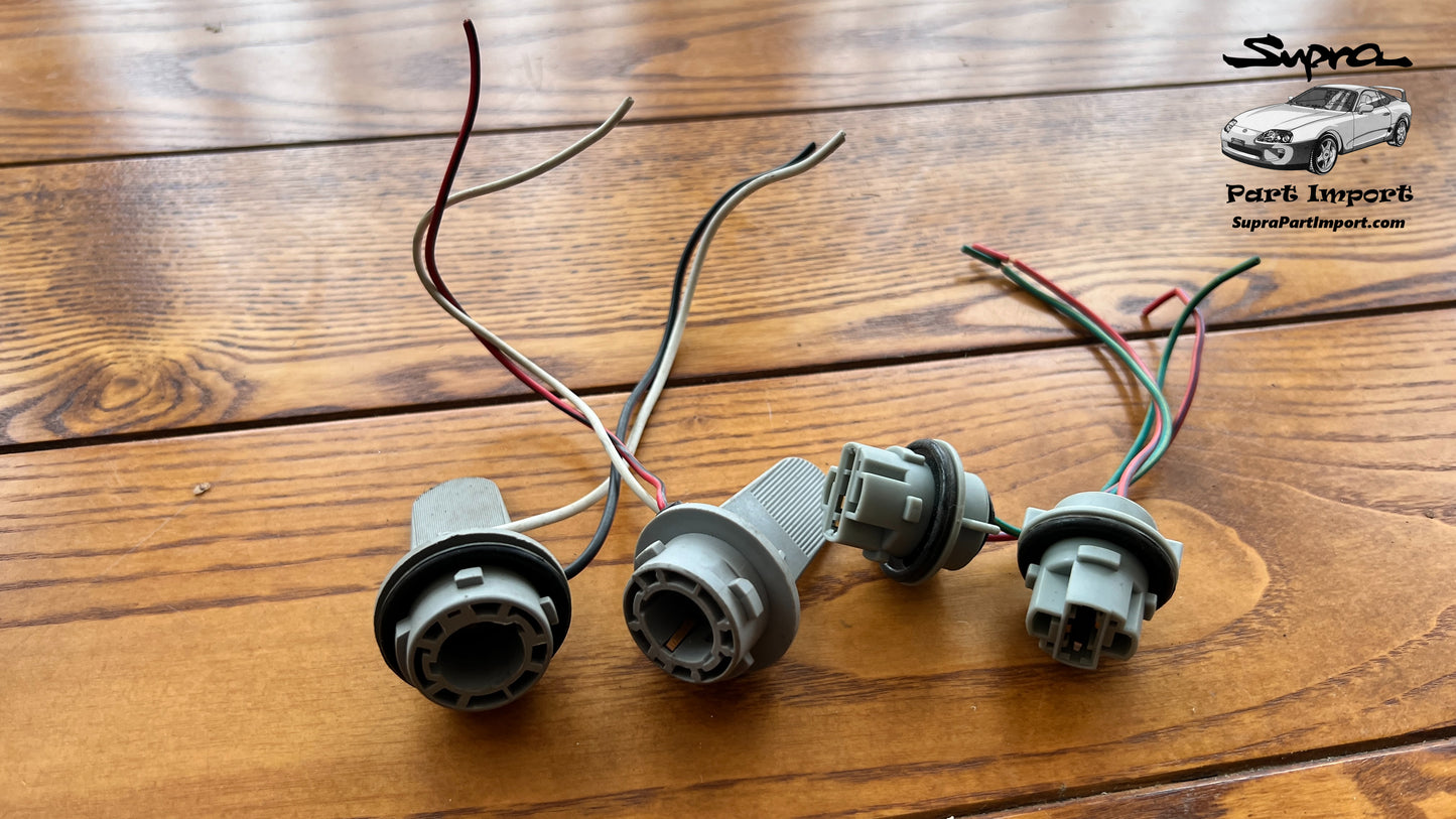 *MINT* JZA80 Supra Genuine OEM Headlight/Headlamp Connector Set