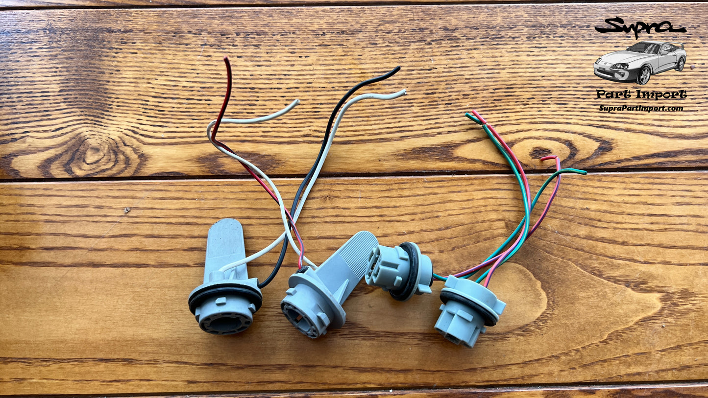 *MINT* JZA80 Supra Genuine OEM Headlight/Headlamp Connector Set