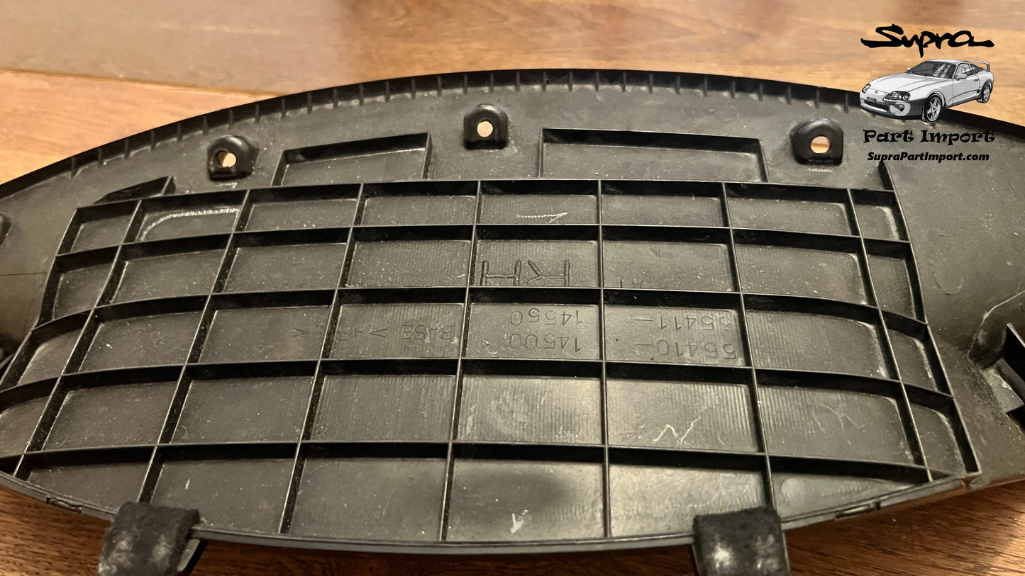 *VERY RARE, NO BROKEN MOUNTS* JZA80 Supra Genuine OEM S1 RHD Odometer Cowl Trim Dash Panel (55410-14500, 55411-14550)