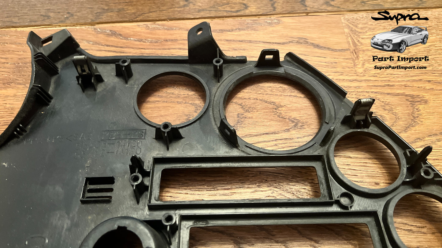 *RARE, NO CUTS* JZA80/MK4 Supra Genuine OEM S1 RHD Radio Panel, Center Instrument Cluster Finish (55405-14120)