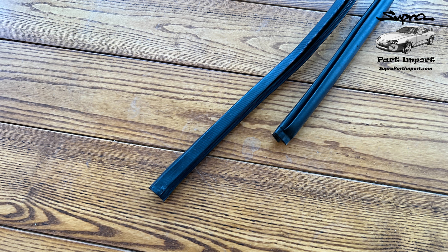 JZA80 Supra Genuine OEM Front Door Opening Trim Weatherstrip Set (2 pc) (62312-14070)