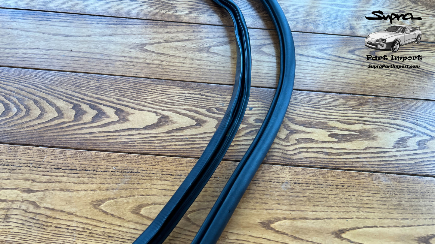 JZA80 Supra Genuine OEM Front Door Opening Trim Weatherstrip Set (2 pc) (62312-14070)