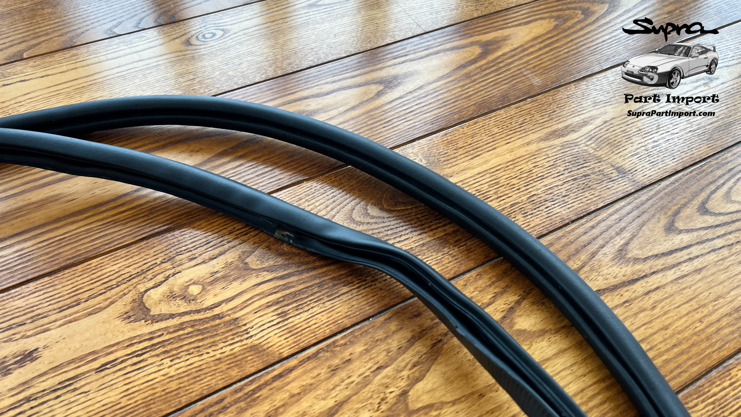 JZA80 Supra Genuine OEM Front Door Opening Trim Weatherstrip Set (2 pc) (62312-14070)