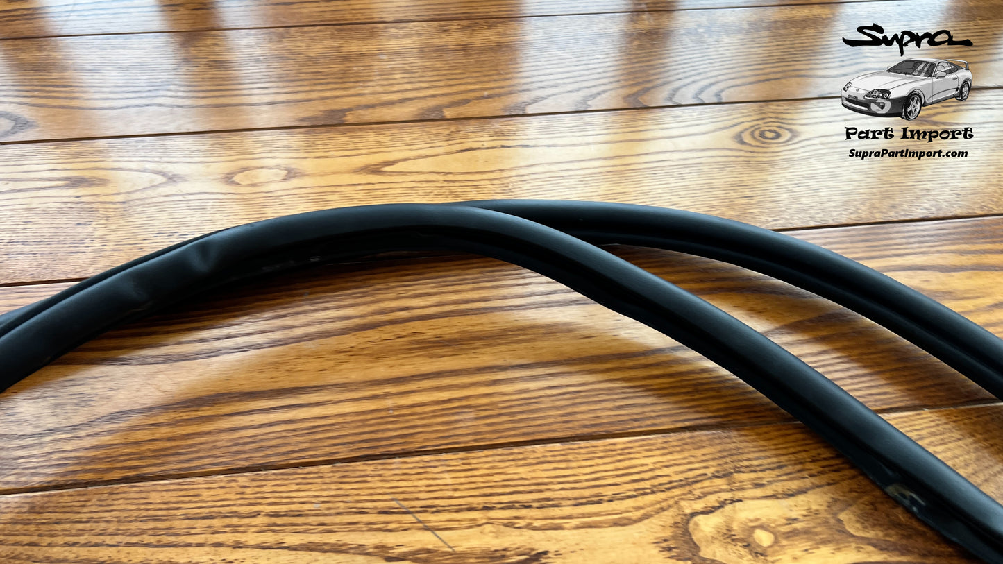 JZA80 Supra Genuine OEM Front Door Opening Trim Weatherstrip Set (2 pc) (62312-14070)