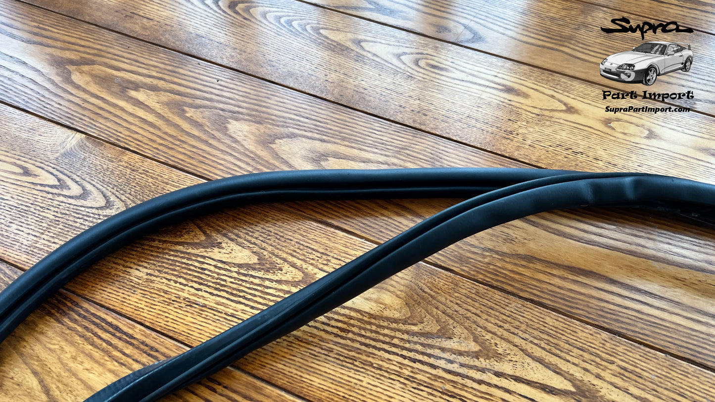 JZA80 Supra Genuine OEM Front Door Opening Trim Weatherstrip Set (2 pc) (62312-14070)