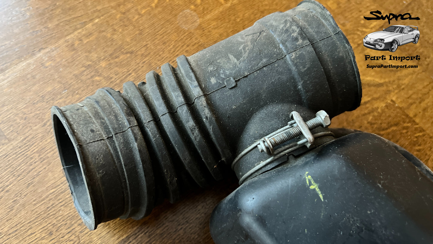 JZA80 Supra Genuine OEM 2JZ-GE Air Cleaner Hose + Resonator (17881-46170 + 17893-46060)