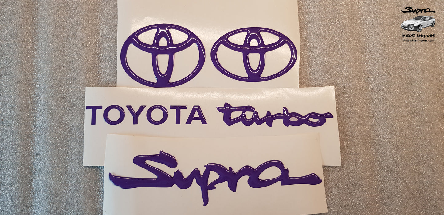 JZA80/MKIV/MK4 Toyota Supra Emblems