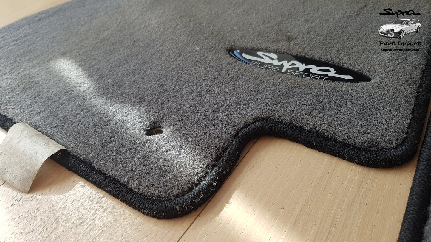 JZA80 Supra Genuine OEM S1 RHD Floor Mat Front Set