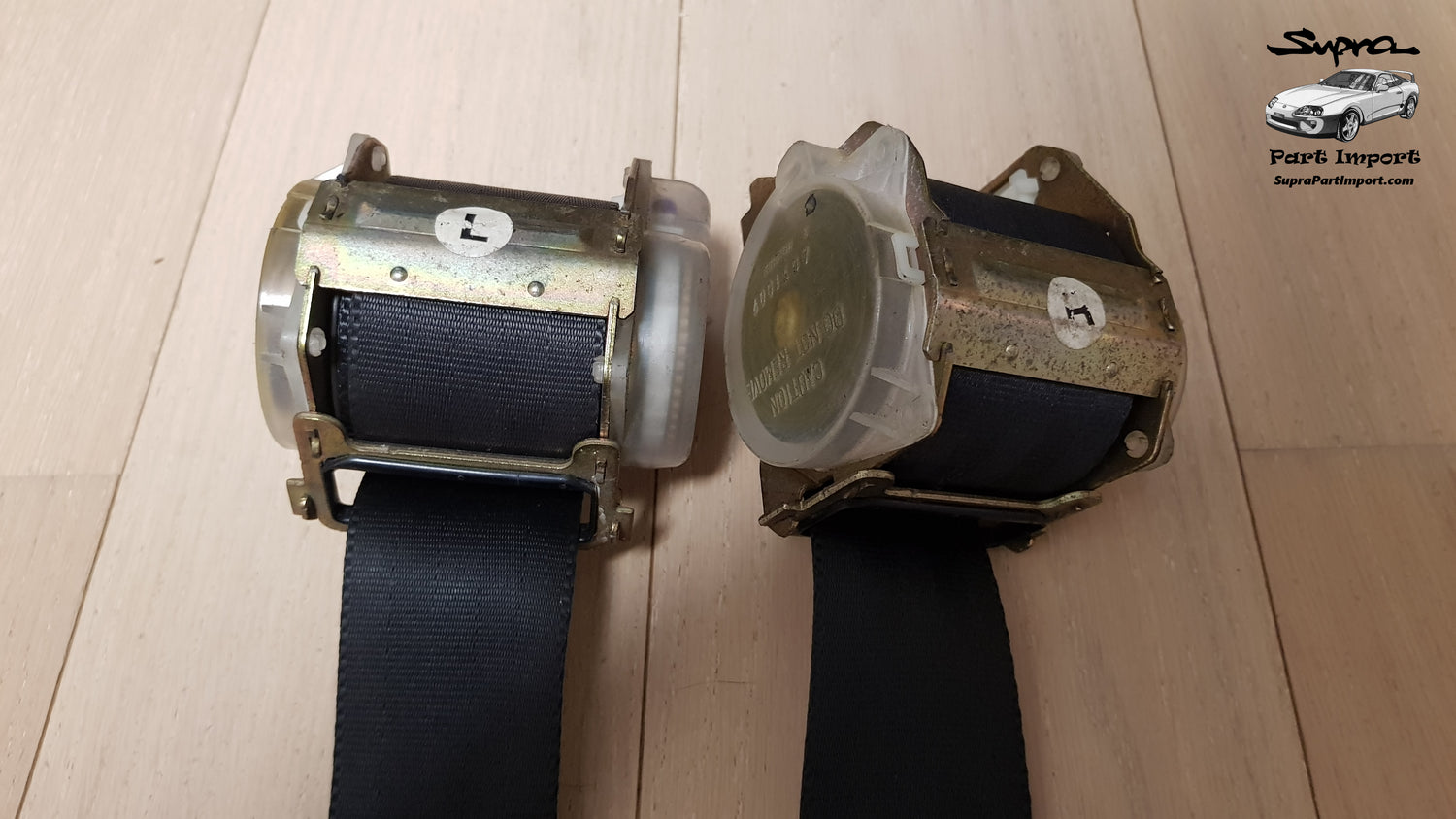 JZA80/MK4 Supra Genuine OEM Rear Safety Belt Set + Rear Buckles Supra