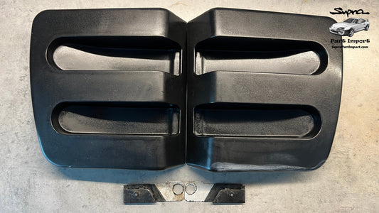 *RARE* JZA80 Supra Genuine OEM Rear Bumper License Plate Garnish Set /w Mounts