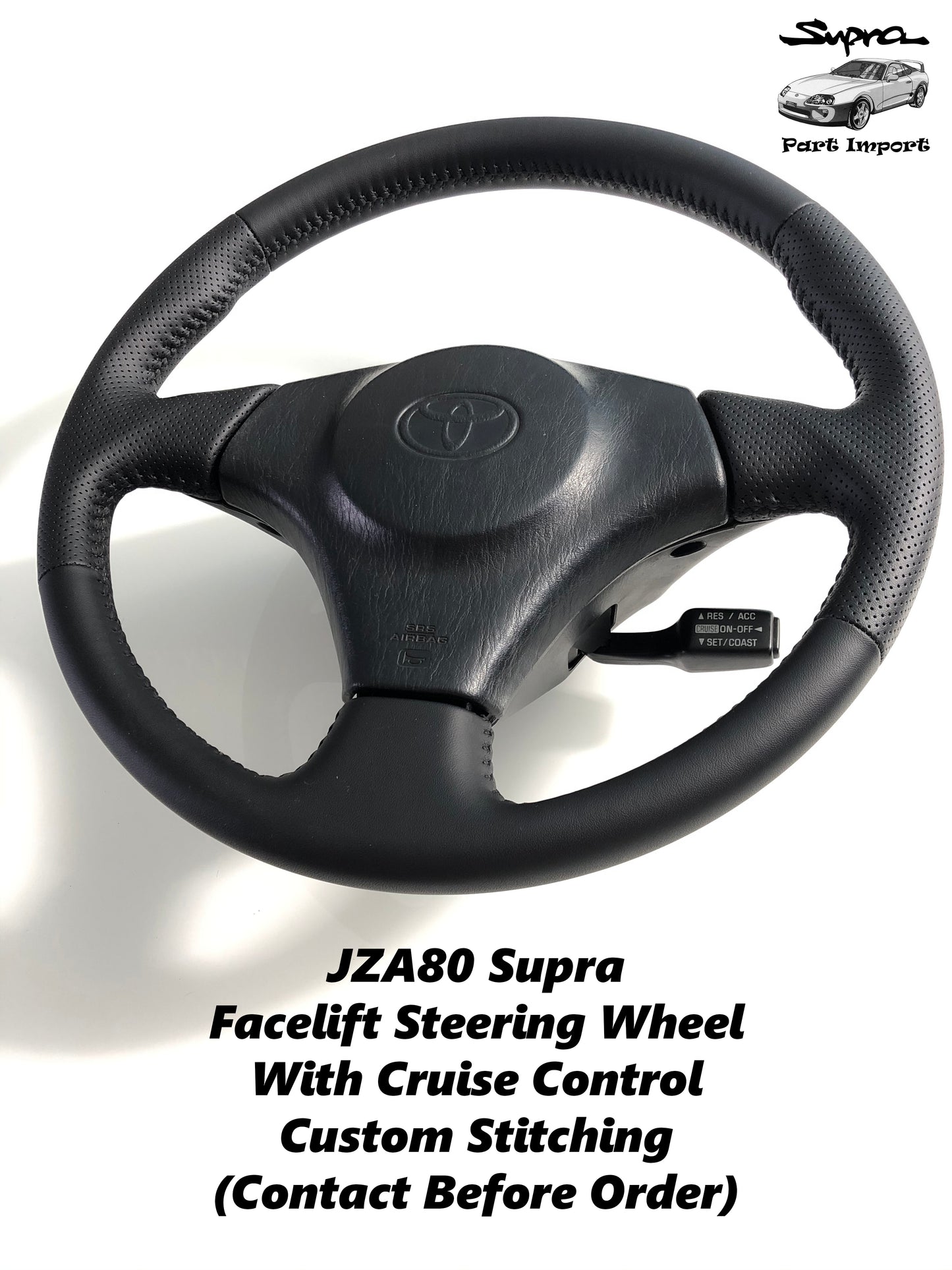 *TEMPORARILY DISCONTINUED* JZA80/MKIV Supra Restored Facelift Steering Wheel