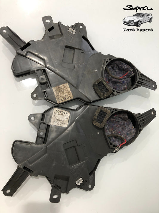 JZA80 Supra Genuine OEM Front Speaker Box Set R+L 86150-14131 / 86150-14121