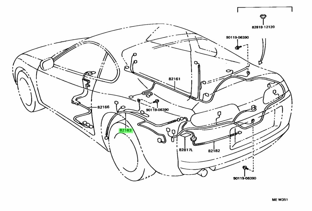 JZA80 Supra Genuine OEM Fuel Pump Control Wiring + Computer Module (82163-14031 + 89570-14240)